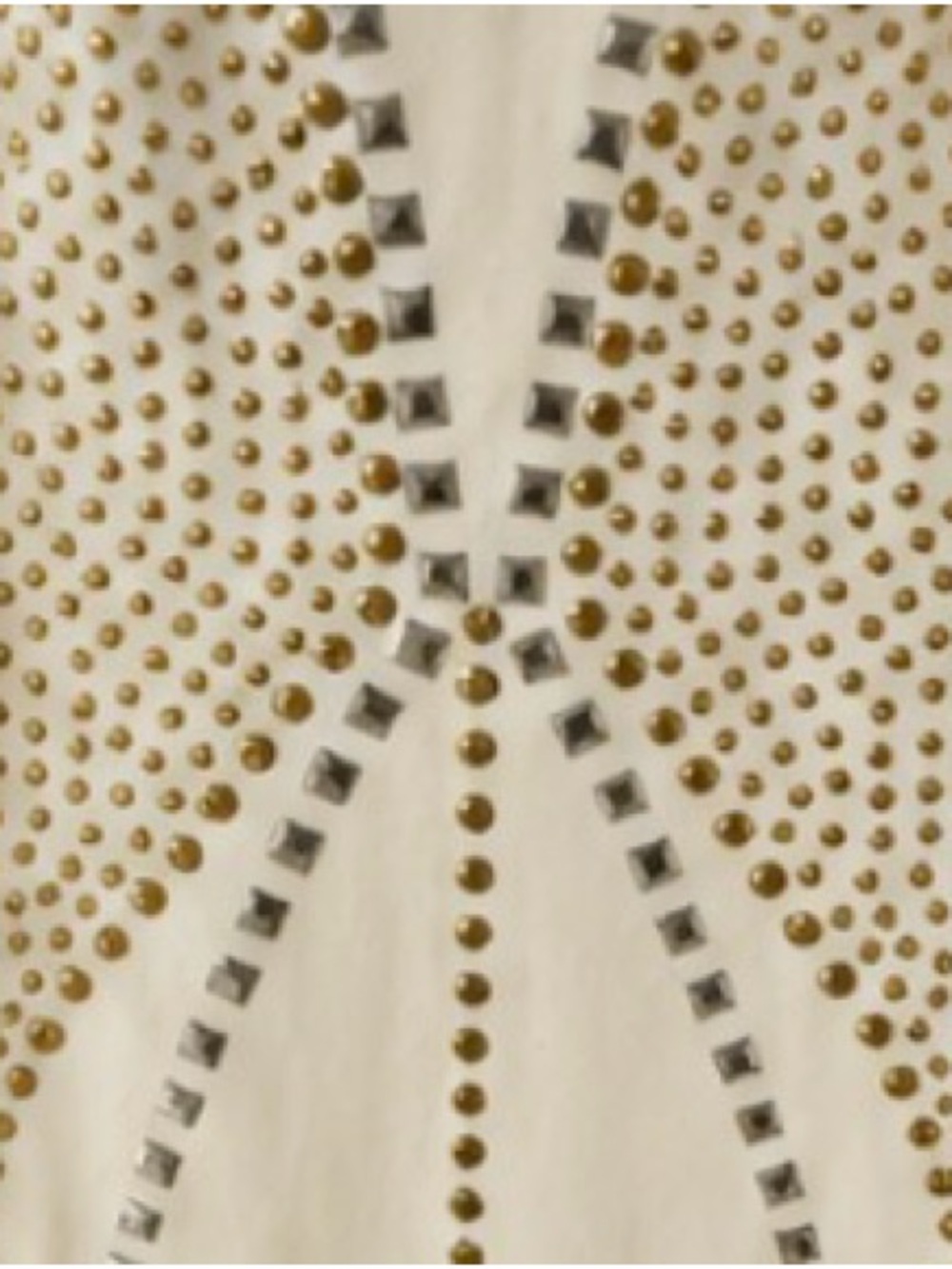 bebe Addiction White Studded Bodycon Dress – Size Small - Picture 4 of 6